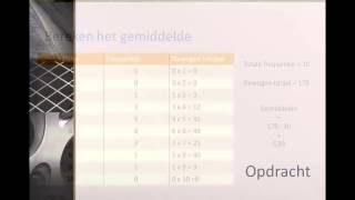 Gemiddelde modus en klassenindeling [upl. by Cammi]