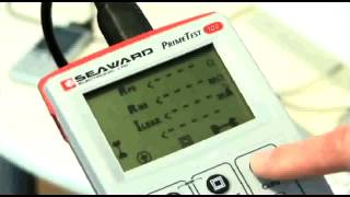 Testing an IEC Lead Seaward PrimeTest 100 PAT Tester [upl. by Ailegna]