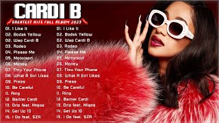 ❤‍🔥 CARDI B FULL ALBUM 2023  BEST SONGS OF CARDI B  Cardi B Greatest Hits Playlist 2023 ❤‍🔥 [upl. by Blodget]