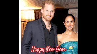 Archie Lilibet Diana Mom and Dad year 2023 Happy New year 👑💙💖 [upl. by Nanette]