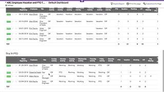 ABC Employee Vacation and PTO Tracker [upl. by Niliac]