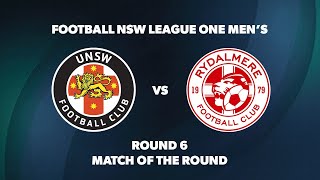 League One NSW Mens Round 6 UNSW FC v Rydalmere Lions FC [upl. by Perice780]