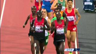 Athletics  Mens 1500m  T46 Final  London 2012 Paralympic Games [upl. by Duquette]