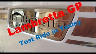 Lambretta GP Test Ride in Yaxley [upl. by Spragens]