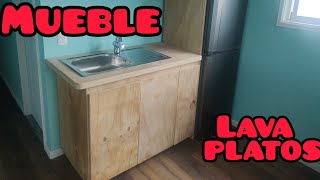 ¡Descubre ¡Cómo Crear un Mueble para lavar vajillas ¡Usando Sólo Madera Contrachapada o Terciado [upl. by Ahsinoj]