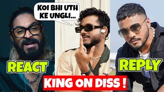 KING REPLY ON DISS TRACK  REACT ON EMIWAYS INDEPENDENT TRACK  RAFTAAR REPLY [upl. by Eicyak]