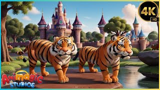 New Roar Like a Tiger 🐯 Jungle Adventure Song for Kids 🌳🎶 [upl. by Favin]