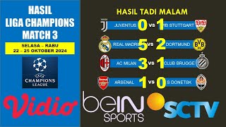 HASIL LIGA CHAMPIONS TADI MALAM  SELASARABU 2223 OKTOBER 24 [upl. by Gunzburg]