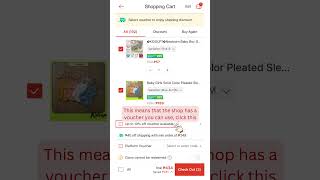 How to use vouchers in Shopee app [upl. by Glyn]