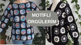 MOTİFLİ ÖRGÜLERİM 🌸 MOTİFLİ HIRKA 🌸 MOTİFLİ BLUZ 🌸 MOTİFLİ BATTANİYE 🌸 MOTİFLİ KAZAK [upl. by Doro]