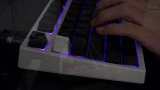 Gateron Milky Yellow Pro Switches Sound Test Epomaker TH80 Moded [upl. by Eceinahs]