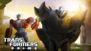 Transformers Prime  The Origin Story of Optimus Prime amp Megatron  Transformers Official [upl. by Eniamat442]