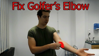 How to FIX Golfers Elbow Medial Epicondylitis With Correction Exercises [upl. by Ellery506]