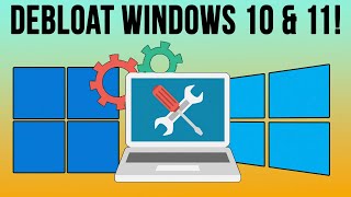 How to Quickly Debloat Windows 10 and Windows 11 [upl. by Auhsot963]