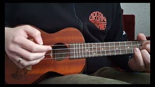 Secunda The Elder Scrolls V Skyrim OST Ukulele fingerstyle cover  TABS [upl. by Llenyl296]