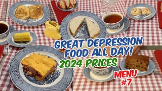 We Ate Depression Era Food ALL DAY What Did It Cost In 2024  Healthy Budget Meals For 2 [upl. by Siryt]