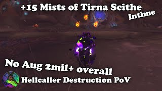 WoW  15 Mists intime Hellcaller Destruction PoV [upl. by Rehtnug248]