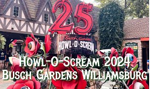 NEW Clown Town Walkthrough HowlOScream Busch Gardens Williamsburg 2024 [upl. by Hawkins]