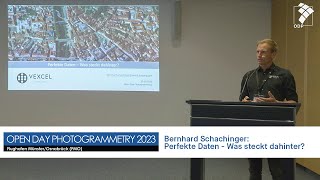 Bernhard Schachinger on Perfect Data at Open Day Photogrammetry 2023 German [upl. by Rey641]