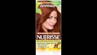 Garnier Hair Color Nutrisse Nourishing Color Creme 54 Medium Natural Copper [upl. by Martres]