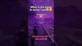 Bro was looking for zombies😅😱 fortnite fortniteclips videogamememes [upl. by Adnilram630]