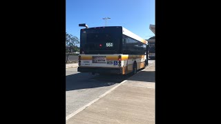 Thebus Honolulu Route 551 Aiea HtsHalawa AS Skyline Stn Gillig Low Floor 29 Ft Bus 036 Part 1 [upl. by Nolyaj968]