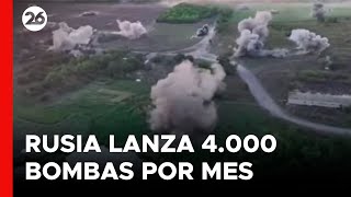 La cantidad de bombas que cada vez más RUSIA lanza contra UCRANIA [upl. by Klemm]