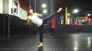 Roundhouse kick tutorial [upl. by Ahsal]