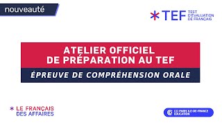 Préparer lépreuve de Compréhension orale du TEF [upl. by Olivier]