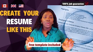 How to write an ATSfriendly RESUME  Grab Recruiters attention in 2024  Free Template [upl. by Aneladdam]