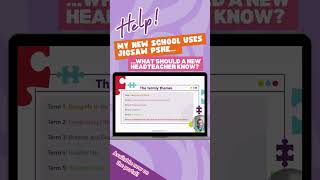 🚨Help My School Uses Jigsaw PSHE What Should a New Headteacher Know [upl. by Ettenav]