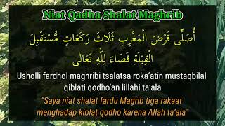 Niat Qadha Shalat Maghrib [upl. by Eckart]