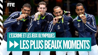 Les plus beaux moments olympiques de lescrime française [upl. by Anippesuig]