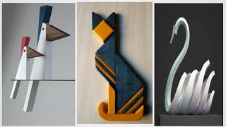 DIY Wooden Art Decorations [upl. by Krebs]