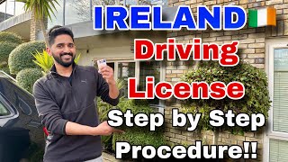 Ireland Driving License Step by Step Procedure  Theory Test  Reduced EDT  Road Test  Malayalam [upl. by Notlek]