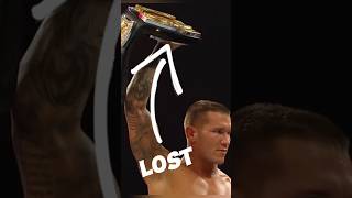 How did Randy Orton lose his wwe championship wwe randyorton [upl. by Calhoun]