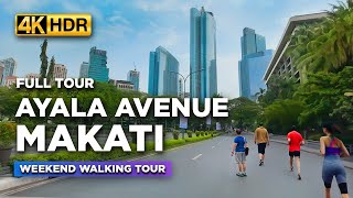 Full Tour of AYALA AVENUE MAKATI City  What TO SEE at Philippines Top Business District【4K HDR】 [upl. by Ronni]