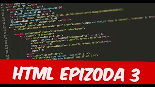 HTML  Tabele amp Forme Epizoda 3 [upl. by Akenet310]