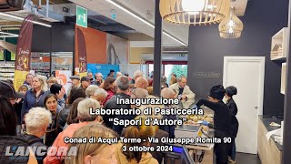 Acqui Terme  Inaugurazione Laboratorio di Pasticceria “Sapori d’Autore” [upl. by Hakeem978]