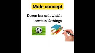 concept of mole  For class 9th 10th 11th 12th  fundamentalphysics shorts [upl. by Beyer447]