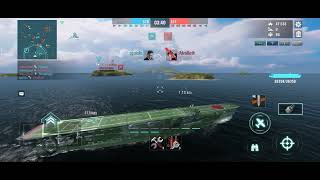 World of warships Blitz IJN Kaga [upl. by Ewald]