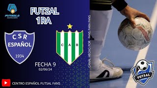 Futsal 1ra Centro Español vs Banfield Fecha 9 02 06 24 [upl. by Enier187]