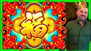 MASSIVE WINNING Using This Bet Strategy on DANCING DRUMS amp 88 Fortunes SLOT MACHINE BONUSES W SDGuy [upl. by Renckens979]