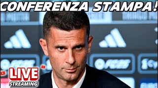 CONFERENZA STAMPA THIAGO MOTTA pre INTERJUVENTUS  LIVE REACTION [upl. by Kuth286]