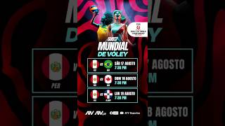 SUB 17 MUNDIAL DE VÓLEY MUNDIALVOLEYATV atvpe atvperu [upl. by Margareta]