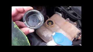 How To Remove A Broken Radiator Cap On A Ford Kuga [upl. by Venice]