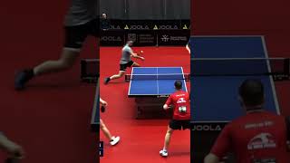 INSANE Table Tennis rally in Czech Mens Doubles Championship  😎🏓 [upl. by Airdnassac]