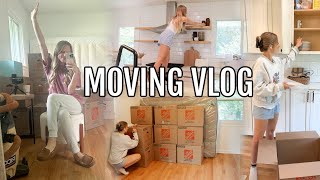 MOVING VLOG PT 1  packing up our home  moving tips amp tricks [upl. by Gaidano713]