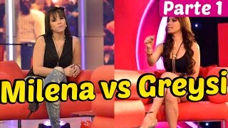 MILENA VS GREYSI CON MAGALY ENTREVISTA Parte 1  041014 [upl. by Cornela]