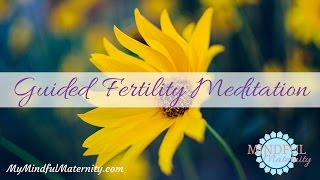 Guided Fertility Meditation  MINDFUL MATERNITY [upl. by Sabah]